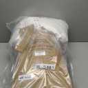 JOLLYVOGUE King Size Comforter Set, White Seersucker 3 Pieces Comforters King Size, Lightweight & Fluffy Bedding Sets King for All Season with 1 Ruffle Comforter and 2 Ruffle Pillowshams