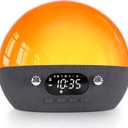 MOMILLA Sunrise Alarm Clock with Bluetooth Speaker, White Noise Sound Machine, Alarm Clocks for Heavy Sleepers Bedrooms, Wake up Light Night Lights Lamp, Chirstmas Gifts for Boys and Girls Adults