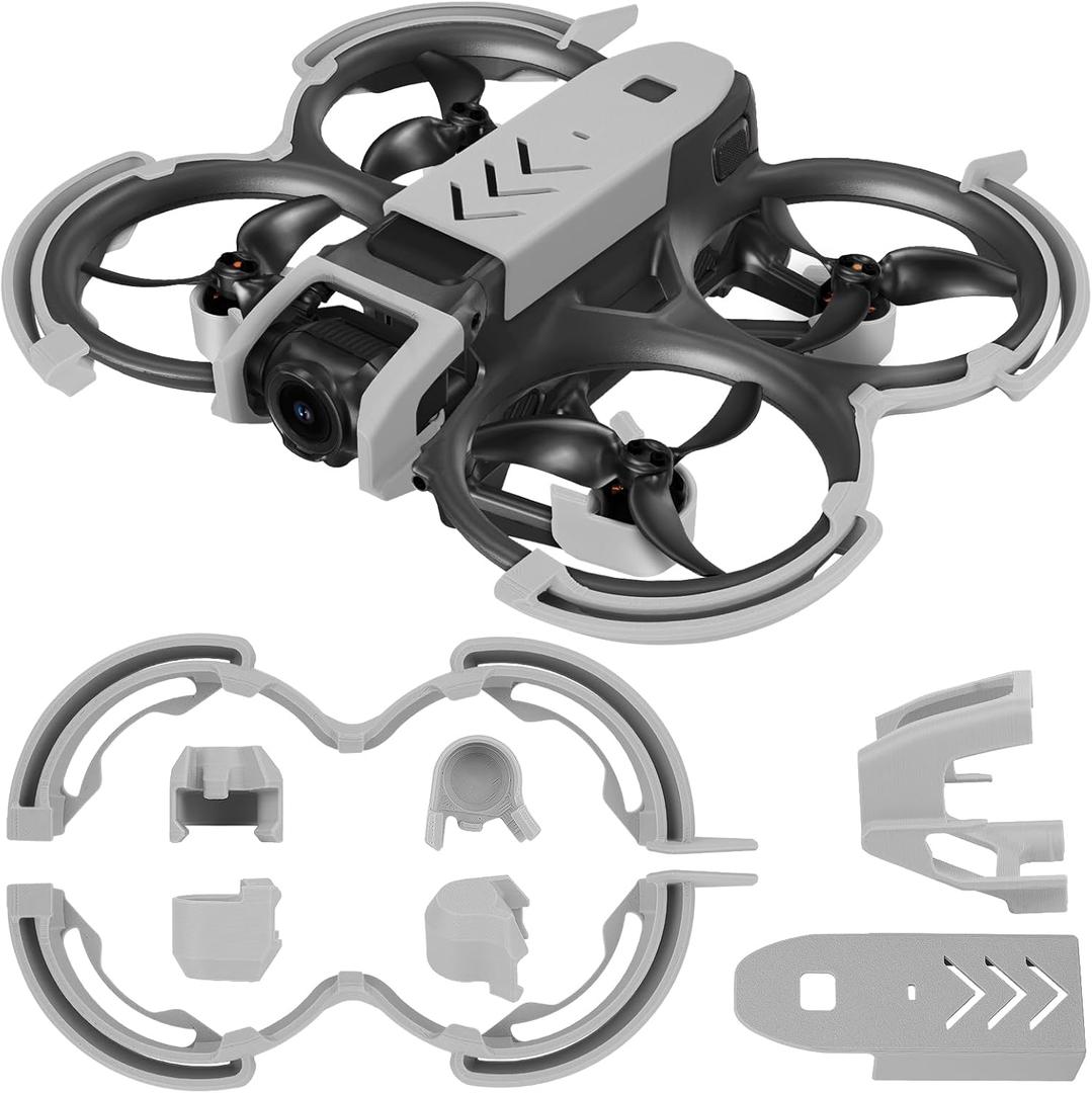 Propeller Guard Protector for The DJI Avata 2 Drone+Landing Gear+Back Protection Board+Anti Collision Protection Bumper for DJI Avata 2