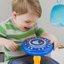 Ocean Twister 360° Sit Twist Spin Classic Spinning Kids Toy Activity Toy for Toddlers Ages Over 18 Months 2 3 4 5 Birthday for Boy Girl Indoor or Outdoor Larger Chassis More Stable and Safer (Blue), Standard