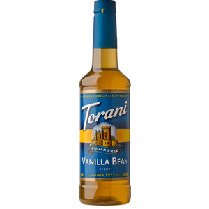 Pack of 2,Torani Sugar Free Coffee Syrup, Vanilla Bean Flavoring for Drinks, Zero Calorie, 25.4 Fl Oz , Best By Oct 28, 2026