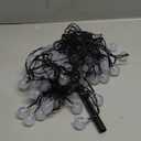 Brightown Solar String Lights Outdoor 60 Led 35.6 Feet 8 Lighting Modes Globe Waterproof Solar Powered Patio Lights for Garden Yard Porch Wedding Party Decor (Pure White)