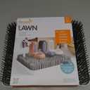 Boon Lawn Countertop Baby Bottle Drying Rack with Antimicrobial Tray - Baby Bottle Dryer and Organizer -Feeding Supplies - Gray - 13.5 x 11 x 2.5