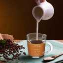 Operitacx Two-Mouth Espresso Measuring Cup 2.36Oz Heat Resistant Glass Coffee Beaker with Clear Scale for Accurate Coffee and Milk Pouring