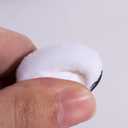 UNIMEIX 10 Pcs Craft Ink Blending Brushes with Covers Card Making Supplies Blender Brush for Card MakingSize 4, 0.82" Brush Head (Black)