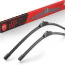 BERG REGEN 26"+21" Windshield Wiper Blades Replacement for Acura MDX 2007-2013, Dodge Durango 2004-2009, Honda CR-Z 2011-2016, Honda Crosstour 2013-2014 Genuine OEM Quality (Set of 2)