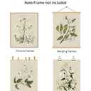 Vintage Botanical Wall Art Set of 6 Neutral Floral Canvas Wall Decor Wildflower Wall Art Watercolor Flower Prints Botanical Poster Minimalist Plant Pictures for Bedroom Living Room 8x10 Inch Unframed