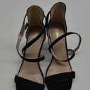 Ankis Black Nude White Red Women Sandals Comfortable Walking Strappy Open Toe Sandals for Women Dressy Summer 1 Inch Low block Heel Flat Adjustable Ankle 9