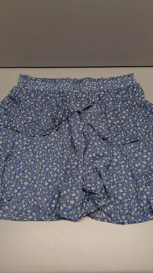 Aoudery Womens Flowy Shorts Floral Boho Casual Ruffle Skorts High Waist Summer Tennis Running Mini Skirts Chiffon Shorts, L Aoudery Womens Flowy Shorts Floral Boho Casual Ruffle Skorts High Waist Summer Tennis Running Mini Skirts Chiffon Shorts, L