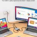 8K USB C Switch, Bi-Directional USB C Switcher for 2 Computers - 8K@60Hz/4K@120Hz Video + 100W PD Charging + 10Gbps Data Transfer, 1 in 2 Out / 2 in 1 Out USB C Splitter Switch with Power Cable
