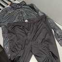 6 Pcs Mens 70s Disco Outfits Retro Halloween Couples Costume with Bell Bottom Pants (Large, Black)