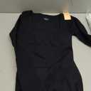 Popilush Jumpsuits for Women Long Sleeve Built-In Bra Square Neck Full Length Leggings Bodycon Stretch Workout Outfits
(Large, Black)