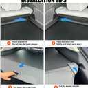 Retractable Cargo Cover for 2023 2024 2025 2026 Mazda CX-50, Rear Trunk Cover Compatible with 2024 2025 2026 Mazda CX50 Security Shielding Shade No Gap Car Accessory Black, Carbon Fiber