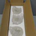 3 Pack Alabaster White Cylinder Glass Lamp Shade Replacement with 1-5/8-inch Fitter Opening for Ceiling Fan Light Kit Wall Sconce Pendant Light Fixture G0121