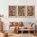 ANHUIB Floral Wall Art 16x24 Inch Large Vintage Botanical Wall Decor Retro Floral Blossom Paintings Modern Plant Art Prints Set of 3 for Living Room Bedroom Office (24L" x 16W", Vintage Floral)
