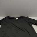 XIEERDUO 3/4 Length Sleeve Womens Tops Dressy Casual Blouses for Women 2025 Trendy V Neck T Shirts Summer Clothes (XL, Black)