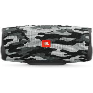 JBL Charge 4 Portable Bluetooth Speaker (Black/White Camouflage) (Multicolor)