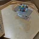 20 inch Wahoo Board Game,2 in 1 Marble Board Game with Storage Function,Wooden Fast Track Game Suitable for 4 or 6 Players,with 36 Glass Marbles,8 Dice,Storage Bag and Instruction Manual