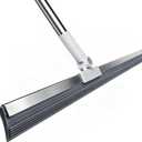 19.7'' Large Floor Squeegee for Concrete Floor with 51''-58'' Telescoping Stainless Steel Handle, Squeegee Broom for Removing Water on Tile, Epoxy, Garage, Driveway, Patio