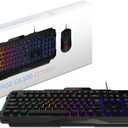 MSI Forge GK100 Combo – Gaming RGB Keyboard & Mouse Set, 19-Key Anti-Ghosting, 6400 DPI Optical Sensor