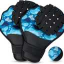 TTQ Water Baseball Ball and Gloves Set for Pool & Beach Games  Adjustable Ambidextrous Baseball-Style Mitts with Water Bouncing Ball for Summer Outdoor Water Sport