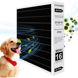 2026 New X7935 MERV 16 Air Filter Bundle,Carbon Clean Healthy Climate,Replacement Filter Media for HCC14-23 Lennox & Honeywell FC100A1011/FC200E1011,X7935 20x20x5 Inches Merv 16 Filter
