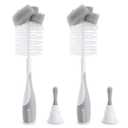 Munchkin Sponge Bottle Brush, Grey, 2 Count (Pack of 1)