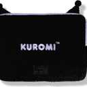 Sonix x Sanrio Plush Tech Sleeve | 14 inch Fuzzy Laptop Computer and iPad Tablet Carrying Case Cover, Protective Travel Bag | Black 13" - 14" | Kuromi