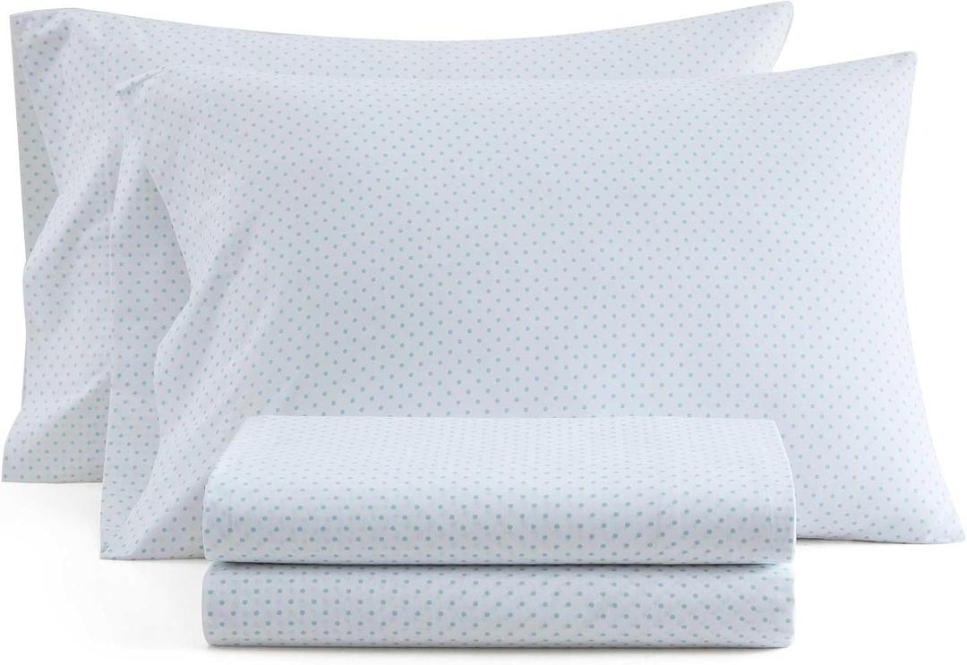 Martha Stewart - Twin Size Sheet Set with Fitted Sheet & Pillowcase