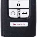 MechanMagic Key Fob Remote Replacement Fits for Honda Civic 2016 2017 2018 2019 2020 2021 KR5V2X Smart Proximity Keyless Entry Remote Control Uncut 5 Buttons 433Mhz KR5V2X(V44) 72147-TBA-A11/A12