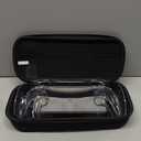 Auarte 12 in 1 Accessories Set for Playstation Portal Remote Player, Hard Carrying Case for PS Portal with Clear Skin Case for PS5 Portal, 2 Screen Protector with 4 Thumb Grip (Carbon Black)