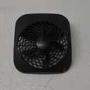 O2COOL Treva 5 Inch Battery Powered Fan Portable Desk Fan 2 Cooling Speeds with Compact Folding & Tilt Design Cubicle Accessories Small Portable (Black) (1 Unit)