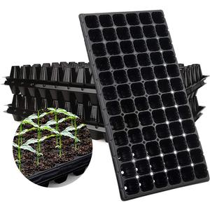 10-Pack Seed Starter Kit,72 Cell Seedling Tray Cell Seed Trays for Flat Trays Germination,Plastic Tray Nursery Pots Mini Propagator Plant Grow Kit Plug Tray Starting Trays for Seedling Germination