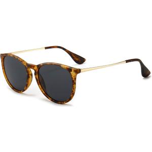 SUNGAIT Premium Vintage Round Sunglasses for Women Men Classic Retro Trendy Style