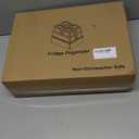 14 Pack Fridge Organizer, Stackable Refrigerator Organizer Bins with Lids, BPA-Free Fridge Organizers and Storage Containers for Fruit, Vegetable, Food, Drinks, Cereals, Clear