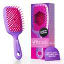 FHI Heat UNbrush Detangling Brush for Pain-Free Brushing on All Wet or Dry Hair Types Durable DuoFlex Anti-Static Bristles, Lightweight Handle, Vented Hair Brush