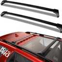 KitsPro 260lb Roof Rack Cross Bars for 2023-2024 Honda Pilot (ONLY FIT Factory Flushed Side Rails), Matte Black Heavy Duty Aluminum Cargo Crossbar (Pilot 2023-2024)