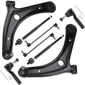 8PCS Front Lower Control Arm w/Ball Joint for 2007-2012 Caliber, 2007-2017 Compass Patriot Suspension Kit K620066 K620065 EV80645 ES800408 K750385