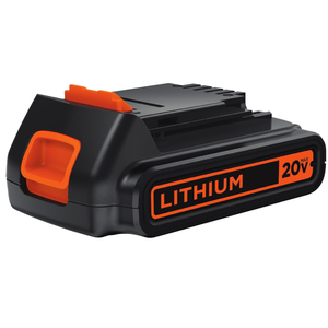 BLACK+DECKER 20V MAX Battery, 1.5Ah Lithium Ion Battery, Extended Runtime, Compatible with Tools, Outdoor Equipment and 20V Vacuums (LBXR20)