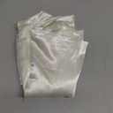 Ruisita Satin Party Tablecloth 58 x 102 Inches Wedding Rectangle Bright Silk Tablecloth Table Decor for Wedding Banquet Table Decoration, Ivory