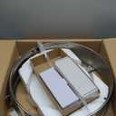 onlyfire Stainless Steel Multi-purpose Rotisserie and Pizza Combo Kit for Weber 22-Inch Kettle Charcoal Grills - Include Pizza Peel and Pizza Stone