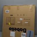 Babelio Baby Gate for Stairs, Kitchen & Doorways, 26-43" W 28" H No Bottom Bar| Easy Installation| One-Handed Operation| Auto-Close| Hardware Mount (Drill Needed) Safety Dog/Pet Gate Indoor (White)