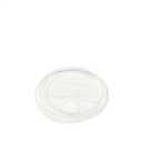TOSSWARE NATURAL Flat Sip Lid Set of 50 - Plant Based 96mm Lids for Cold Cups - Plastic Alternative Straw Lid - Clear - Only Compatible With TOSSWARE NATURAL 10, 12, 16, 20 & 24oz Cups