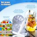 241860803 Refrigerator Ice Bucket Compatible with Frigidaire, Electrolux, Gibson, Kelvinator, Westinghouse, Crosley, Kenmore, Tappan Frigidaire, Replace AP4300918 LFSS2612TF0 FFSS2615TS0 FFHS2611PFEA