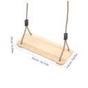 TOYANDONA Boy Girl's Wooden Swing Outdoor Hanging Chair for Indoor and Outdoor Fun Sturdy Pine Material Easy Installation for Boy Girl Playtime