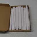 Treela 24 Pcs Flameless Taper Candles Battery Operated Bulk Fake 11 Inch Candles Light LED Candlesticks Flickering Tapered for Wedding Halloween Christmas Decoration(White, Basic)