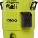 Igloo Sports Cooler | Insulated Beverage Dispenser with Spout |Portable Handwashing Station (Acid Green 10 Gallon)
