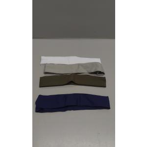 Sports Headbands for Men (5 Pack),Moisture Wicking Workout Headband, Sweatband Headbands for Running,Cycling,Football,Yoga,Hairband for Women and Men (Gray, Green, White, Blue, Black)