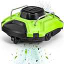 【2025 Upgraded】 Cordless Robotic Pool Vacuum Pool Cleaner Automatic Pool Cleaning Robot 25° Climbing, 120Mins Running Time, Self-Parking, Powerful Suction Pool Cleaner Vacuum Irregular Swimming Pools