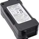 42V 3A Power Supply Adapter Charger for 36V 10S Lithium Li-ion Battery Pack with 5.5x2.5mm DC Plug and 5.5x2.1mm Adapter